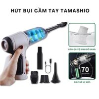 Máy Hút Bụi Cầm Tay TAMASHIO Không Dây Nhật Bản Máy Hút Bụi Ô Tô, Giường Nệm, Lông Chó Mèo (Bảo hành 6 tháng)