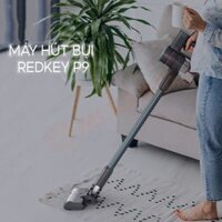 Máy hút bụi cầm tay Xiaomi Redkey P9 – Lực hút khủng 30.000Pa, 4 đầu hút đi kèm