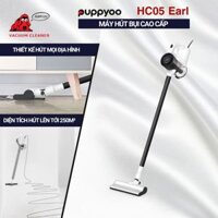 Máy hút bụi có dây Puppyoo HC05 Earl hút tóc, lông chó mèo. Máy hút bụi gấp khúc không cần cúi dây dài 6,5m BH 24 tháng