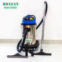 Máy hút bụi công nghiệp HiClean HC40CE, công suất 1600W, thùng chứa 40L