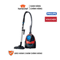 Máy hút bụi dạng hộp Philips, hút khỏe sạch bụi, chạy êm, bảo hành 2 năm chính hãng - FC9351/01