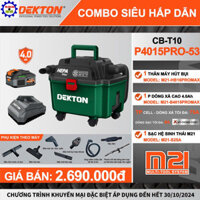 Máy Hút Bụi Dekton M21-HB16PROMAX Thể Tích 16L / Hút Khô OR Ẩm  / Motor Brushless / máy chính hãng giá tốt