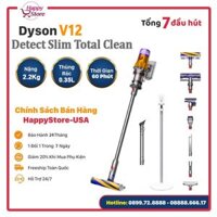 Máy Hút Bụi Dyson V12 Detect Slim Total Clean - Tiêu Chuẩn Nhật