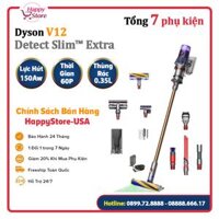 Máy hút bụi Dyson V12 Detect Slim™ Extra (Xanh/Đồng)