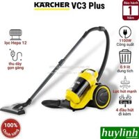 Máy hút bụi gia đình Karcher VC3 Plus KAP - 1100W - Hàng chính hãng - Lọc Hepa 2