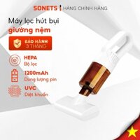 Máy Hút Bụi Giường Nệm Cầm Tay Đa Năng SONETS Hút Bụi Oto Kết Hợp Đèn UV Khử Khuẩn, Lực Hút 2400Pa