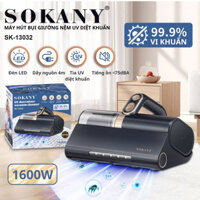 Máy hút bụi giường nệm Có Dây SOKANY công suất cao 1600W lực hút mạnh mẽ hút sạch tóc và bụi mịn SK13032B