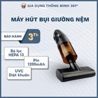 Máy Hút Bụi Giường Nệm, Hút Bụi Ô Tô Kết Hợp Màng Lọc HEPA Và Đèn UVC Diệt Khuẩn.