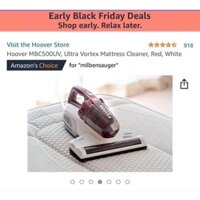 Máy hút bụi giường, nệm, sofa, chăn, gối Hoover MBC500UV