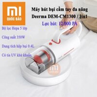 MÁY HÚT BỤI GIƯỜNG NỆM - THẢM - SOFA 3 TRONG 1 DEERMA CM1900/ CM1300