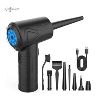 Máy hút bụi khí nén Máy hút bụi không dây điện cho bàn phím máy tính Sạc USB 51000 vòng / phút