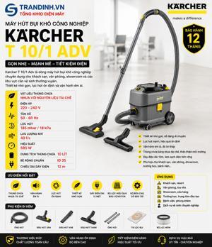 Máy hút bụi khô Karcher T 10/1 Adv