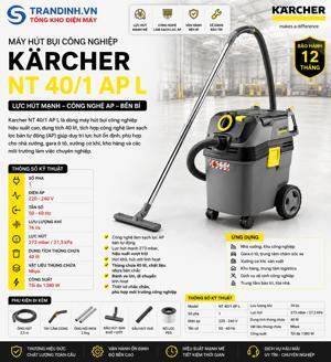 Máy hút bụi khô và ướt Karcher NT 40/1 Ap L