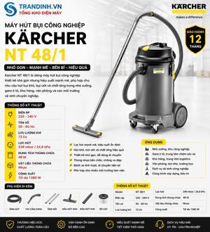 Máy hút bụi khô và ướt Karcher NT48/1 (NT 48/1)
