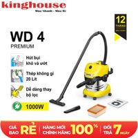 Máy hút bụi khô và ướt Karcher WD 4 Premium