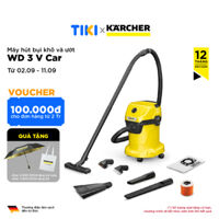 Máy hút bụi khô và ướt Karcher  WD 3 V Car New 2022 - Hàng chính hãng