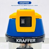 Máy hút bụi khô và ướt KRAFFER KF15, công suất 1800W, thùng chứa inox 15L - LH NGAY SHOP ĐI Ạ