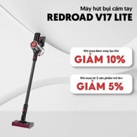 Máy hút bụi không dây cầm tay Redroad V17 Lite – Lực hút 26.500 Pa, Chổi lăn dạng kép, Lõi lọc HEPA cao cấp