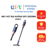 Máy Hút Bụi Không Dây Deerma VC811 Cao Cấp - Lực Hút 8000PA - Thiết Kế 2 Trong 1 - Bảo Hành 12 háng