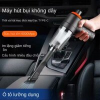 Máy hút bụi không dây, động cơ kép, lực hút cao và thổi, thiết bị loại bỏ bụi không dây cho ô tô và nhà, lực hút lớn