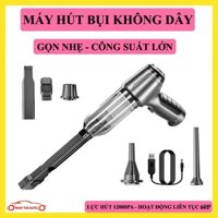 MÁY HÚT BỤI KHÔNG DÂY, MÁY HÚT BỤI CẦM TAY Ô TÔ SUITU LỰC HÚT CỰC MẠNH, ĐA NĂNG, BƠM, HÚT, THỔI