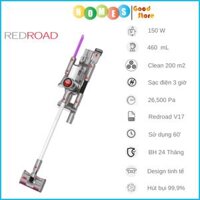 Máy Hút Bụi Không Dây, Máy Hút Bụi Cầm Tay REDROAD V17 Pin Rời Thuận Tiện Sạc Điện, Lực Hút Cực Lớn 26,5 KPa  Công Suất 150W - Hàng Chính Hãng