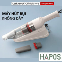 Máy hút bụi không dây LocknLock 0.5L 75W, 2 lực hút cho xe hơi ENV136WHT, Chính hãng - Hapos Mall