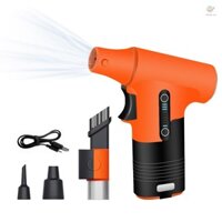 Máy hút bụi không khí điện 130000Rpm Mini Turbo Quạt Thổi Và Hút Đa Năng Loại Bỏ Bụi Máy Thổi Khô Cầm Tay Nén Không Khí Duster Cho Ô Tô Gia Đình Máy Tính Bàn Phím