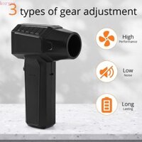 Máy hút bụi không khí điện KORYES, Quạt phản lực Mini Turbo tốc độ cao 3000mAh, Động cơ không chổi than mới Luồng khí mạnh mẽ 50000 vòng / phút Máy thổi khí bạo lực cầm tay tại nhà
