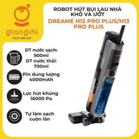Máy Hút Bụi Lau Nhà Cầm Tay Khô Và Ướt Dreame H12 Pro Plus/H13 Pro Plus Mix Bản 2024-Không dây-Tự động làm sạch-tự sấy