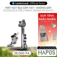 Máy hút bụi, lau nhà đa năng LocknLock không dây cao cấp pin trâu 60min, hút siêu mạnh 28000PA - HAPOS BEAUTY