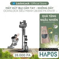 Máy hút bụi, lau nhà đa năng LocknLock không dây cao cấp pin trâu 60min, hút siêu mạnh 28000PA - HAPOS KIDS