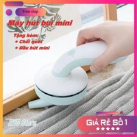 Máy hút bụi mini cầm tay, tiện dụng trong văn phòng, oto, gia đình, tặng kèm đầu hút nhỏ và chổi quét, mẩu mới 2020