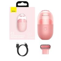 Máy hút bụi mini cầm tay Baseus C2 Desktop Capsule Vacuum Cleaner (6W, 1000 Pa, Pin sạc 900mAh)- CRXCQC2