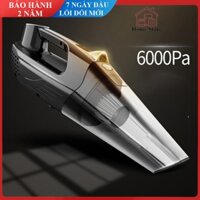 Máy hút bụi ô tô cầm tay kết hợp bơm lốp xe, máy hút bụi ô tô mini không dây 4 in 1 nhỏ gọn, tiện dụng.