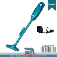 Máy hút bụi pin 10.8V Makita CL104DWYX (Pin được cố định sẵn trong máy)