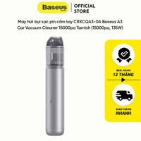 Máy hút bụi sạc pin cầm tay Baseus A3 car vacuum cleaner 15000pa (15000pa, 135w) - hàng chính hãng
