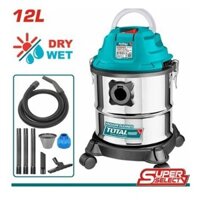 Máy Hút Bụi TOTAL TVC12202 12L Làm Sạch Điều khiển