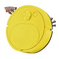 Máy Hút Bụi Tự Động Sạc USB Máy Hút Bụi Mini Máy Vệ Sinh Quét Thông Minh Lau Robot Hút Bụi Màu Vàng