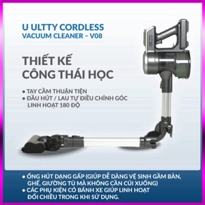 Máy hút bụi và lau nhà Ultty V08