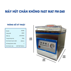 Máy hút chân không DZ260