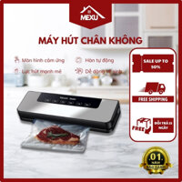 Máy Hút Chân Không - Máy Đóng Gói Thực Phẩm Tự Động Tích Hợp Khử Trùng Bằng Tia Cực Tím Nhỏ Gọn Và Tiện Dụng