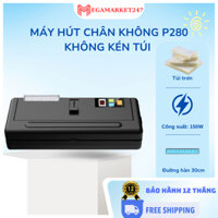 Máy Hút Chân Không P280 - Không Kén Túi - Bảo Quản Thực Phẩm - Bảo Hành 12 Tháng