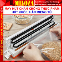 Máy Hút Chân Không Thực Phẩm - Ép Chân Không Hàn Miệng Túi - Bảo Quản Tươi, Không Ám Mùi - Tặng Túi