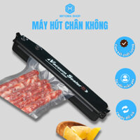 Máy hút chân không thực phẩm, máy ép chân không VACUUM SEALER cao cấp tự hàn miệng tiện dụng kèm túi hút