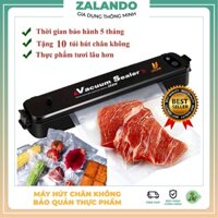 Máy Hút Chân Không Thực Phẩm Hàn Miệng Túi Cao Cấp, Cho Gia Đình Vacuum Mini, May hut chan khong gia dinh