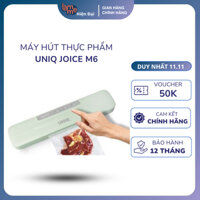 Máy Hút Chân Không UNIQ Joice M6, Hàn Không Kén Túi Bảo Quản Thực Phẩm An Toàn, Tặng Kèm 10 Túi Nhám