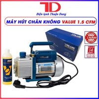 Máy hút chân không Value, 1.5 CFM, 2.0 CFM, 3.0 CFM, model VH115N, VE115N, VE125N, dùng cho máy lạnh, điều hoà