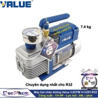 Máy hút chân không Value 3.0CFM V-i125Y-R32 ( chuyên dùng cho R32 )