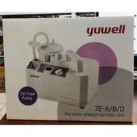 Máy hút đàm, hút dịch 1 bình Yuwell 7E-A ( TẶNG KÈM 20 DÂY HÚT ĐÀM)